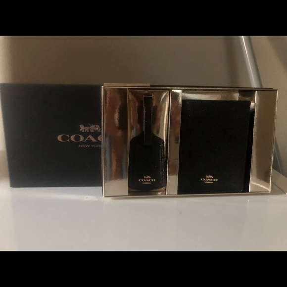 Coach Handbags - Coach passport holder and travel tag